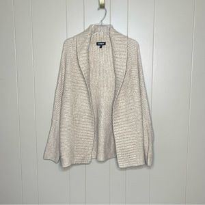 Express knit slouchy cream cardigan size small